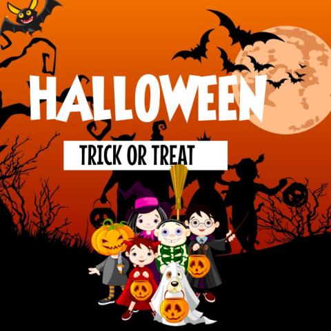 Halloween Trick or treat kids 