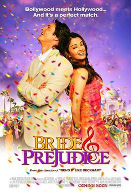Film poster of Jane Austen Bollywood version of Pride and Prejudice