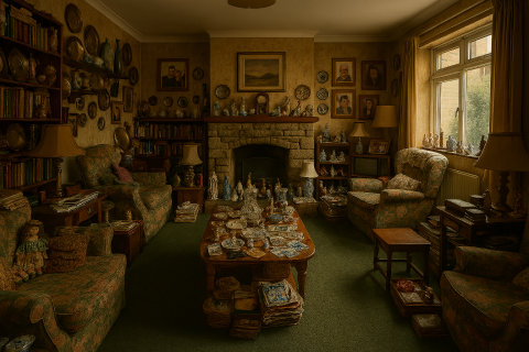 Image of cluttered room