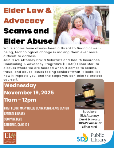 Elder Law & Advocacy Scams Event