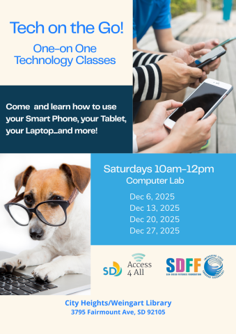 People using computers and phones