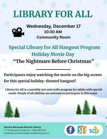 Library For All Movie Day