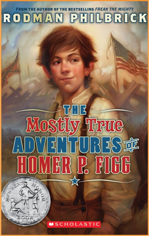 Book cover for The Mostly True Adventures of Homer P. Figg