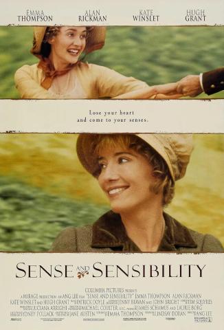 Film poster of Jane Austen movie Sensa and Sensibility