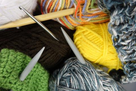 Knitting and crochet