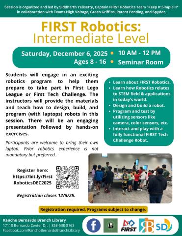 First Robotics Flyer