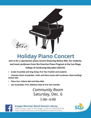 Holiday Piano Concert
