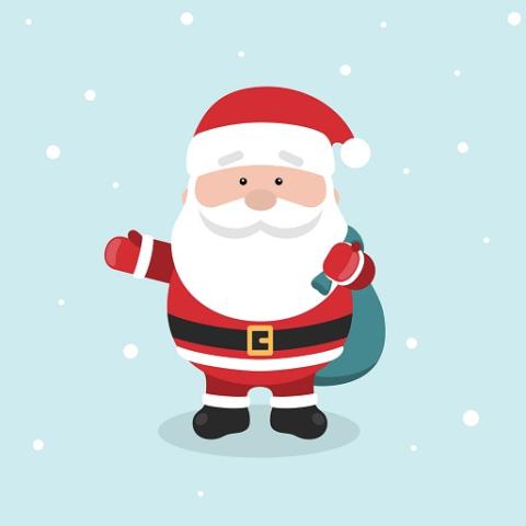Santa animated