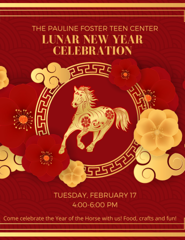 San Diego Public Library Teen Center 2026 Lunar New Year Celebration