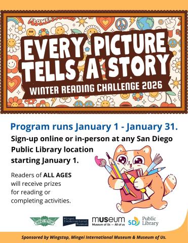 Winter Reading Challenge Flyer