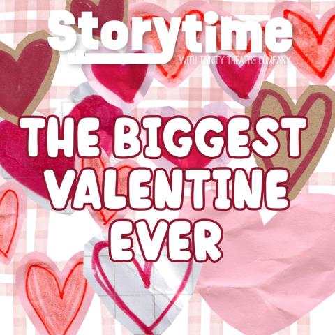 Valentine hearts of different shades or red, pink and white.