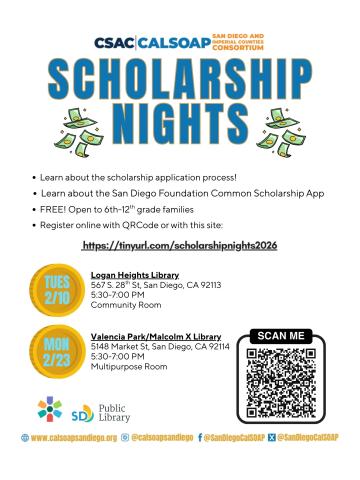information about Scholarship Nights