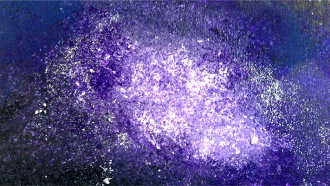 photo of galaxy from a telescope