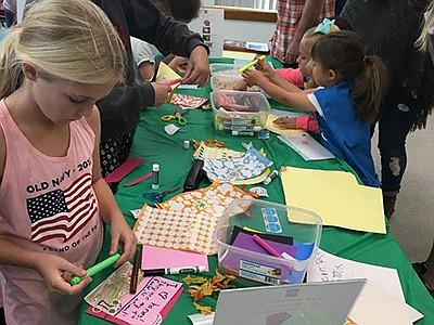 Children with Girl Scouts SD