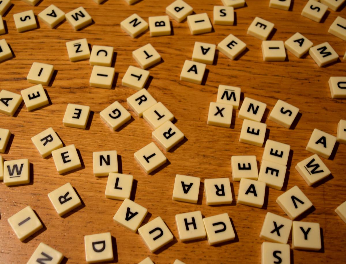 scrabble tiles