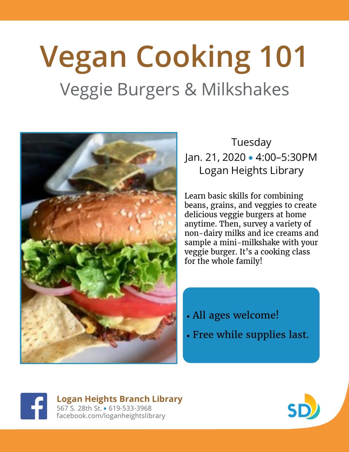 Veggie Burgers & Milkshakes