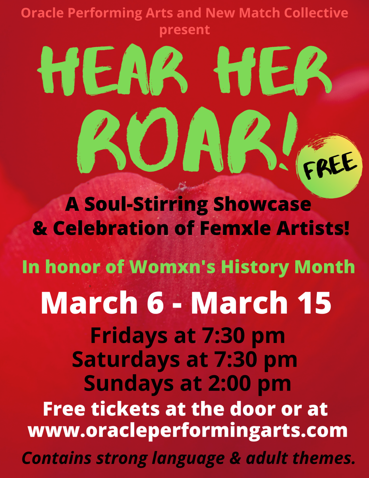 Poster for HEAR HER ROAR!