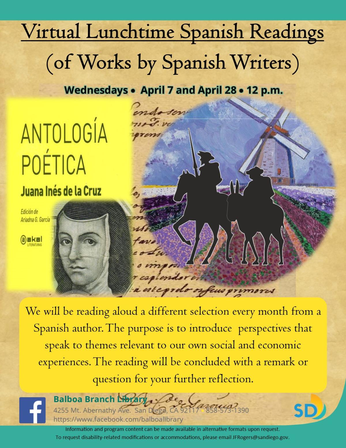 Spanish Readings Flyer