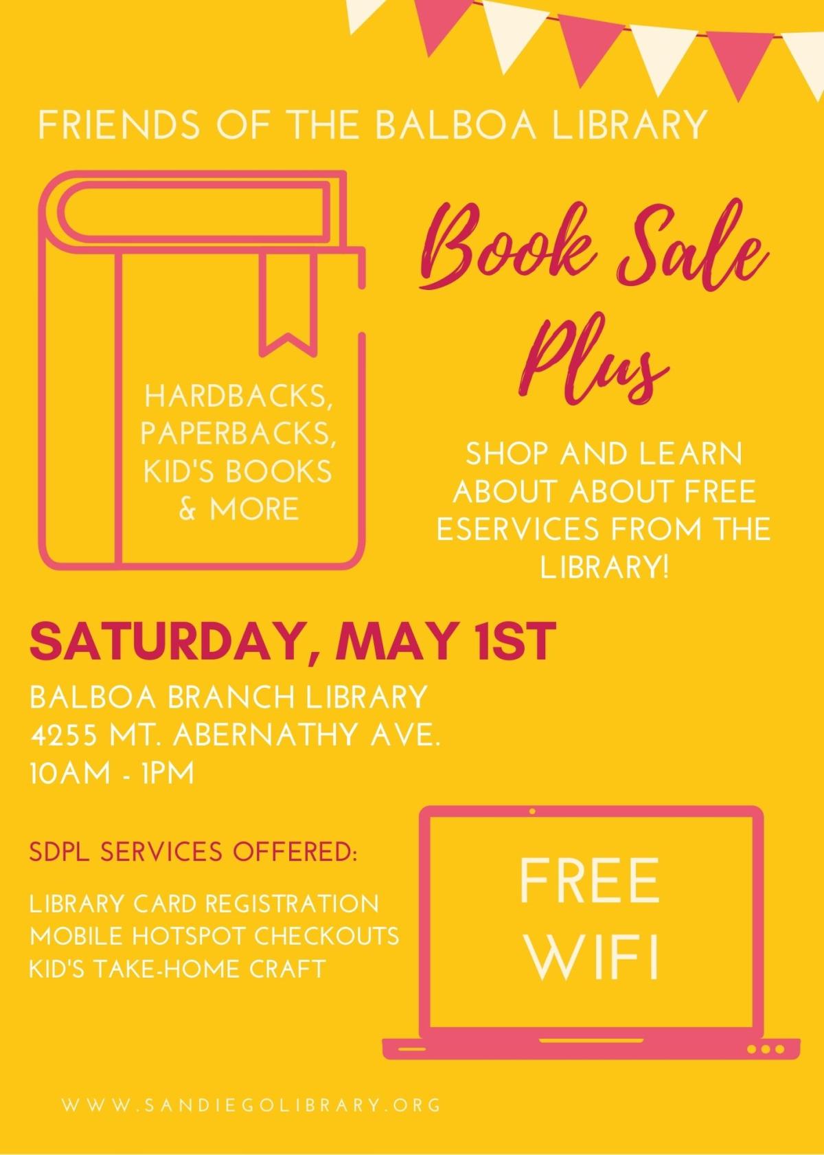 Book Sale Plus flyer