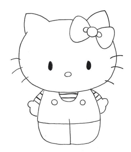 Drawing of Hello Kitty