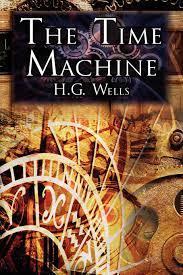 Book cover of "The Time Machine by H.G. Wells