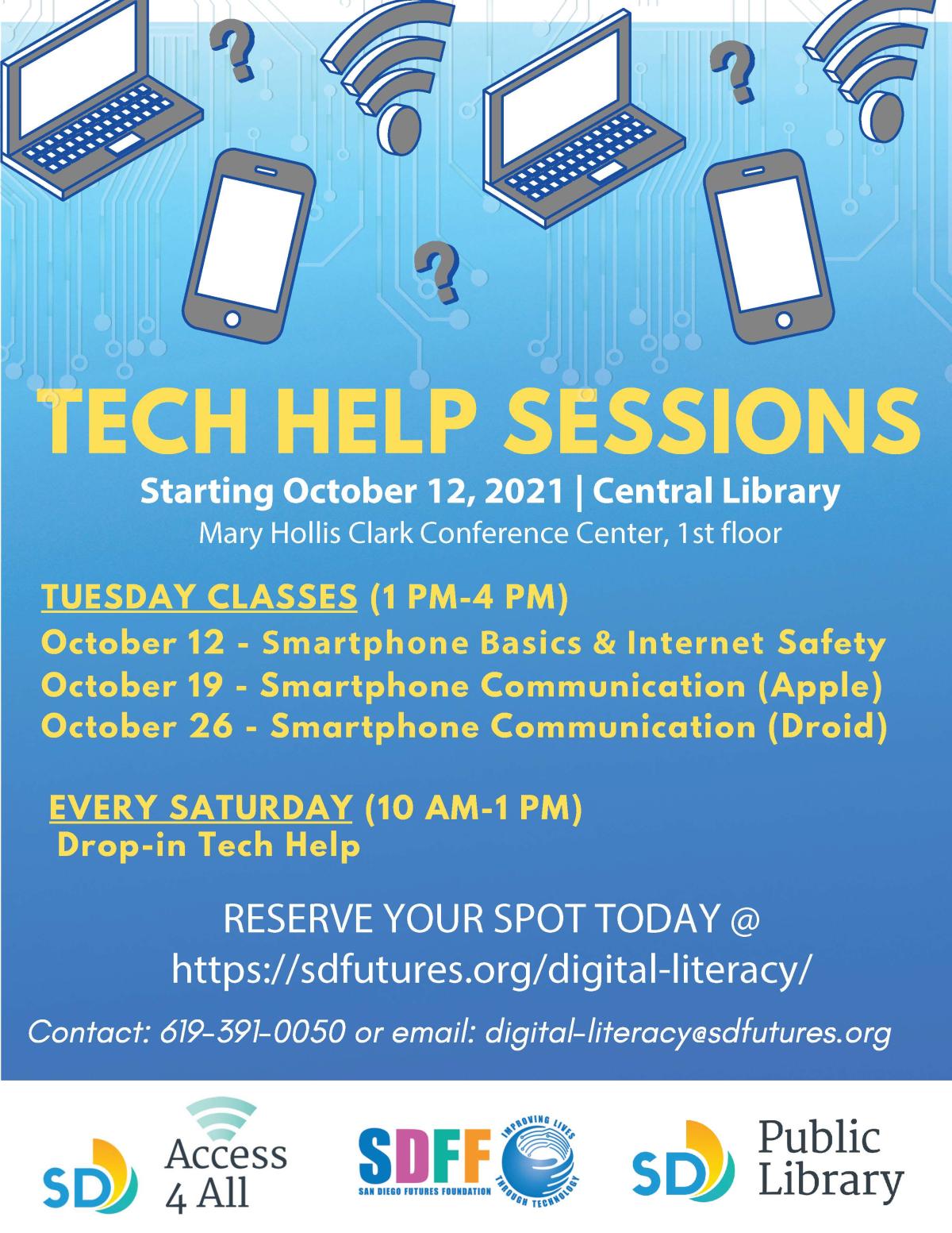 Tech Help flyer