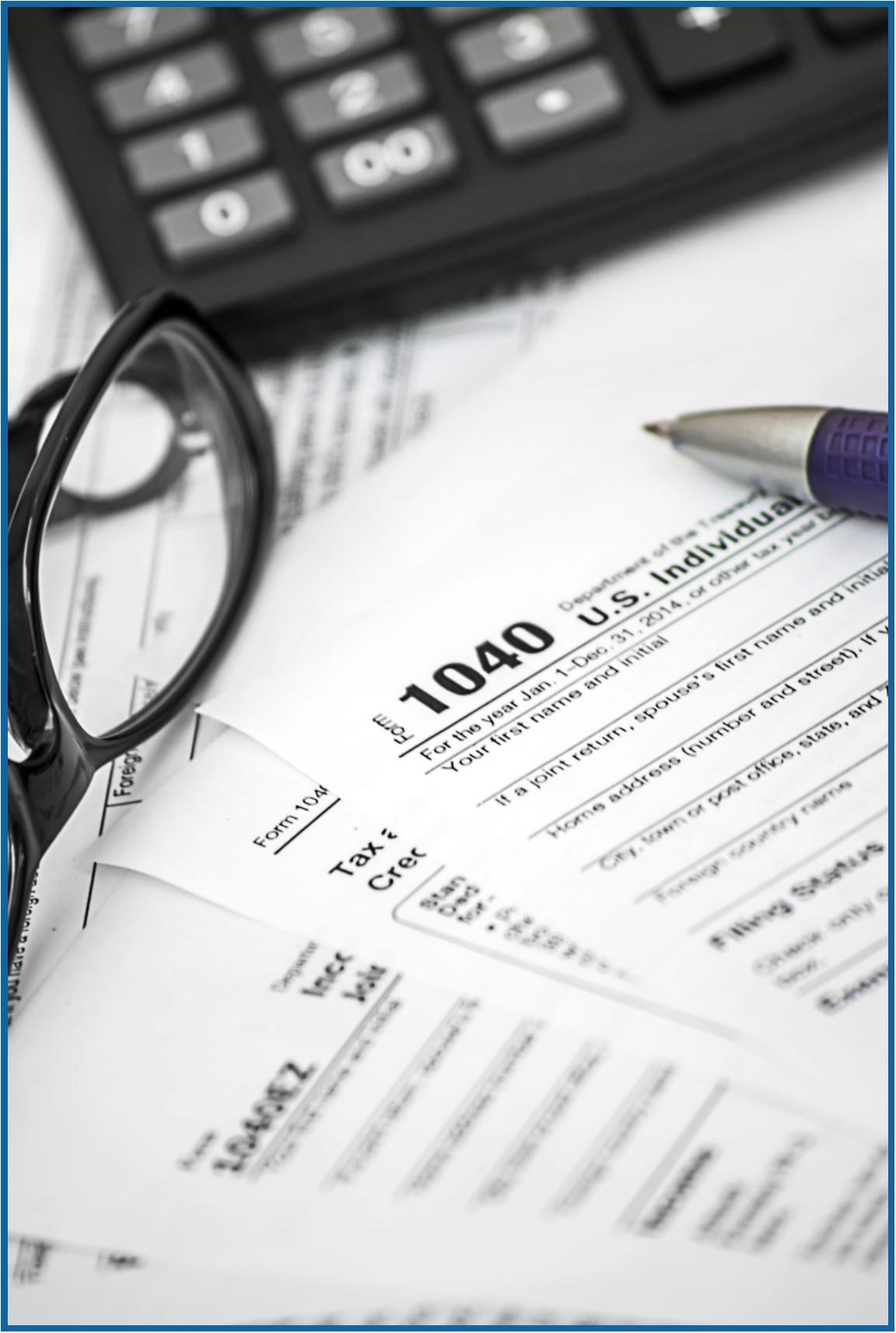 blank 1040 tax form