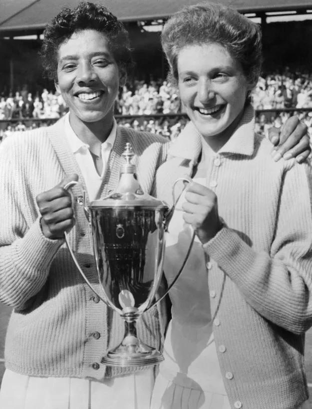 Althea Gibson and Angela Buxton