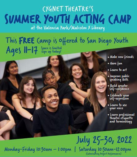 Cygnet Theatre's Summer Acting Camp