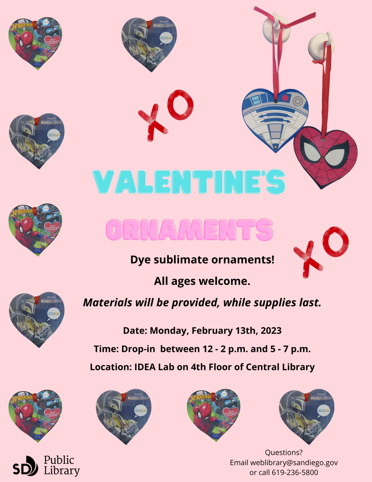 Make it! Valentine's Ornaments Flyer