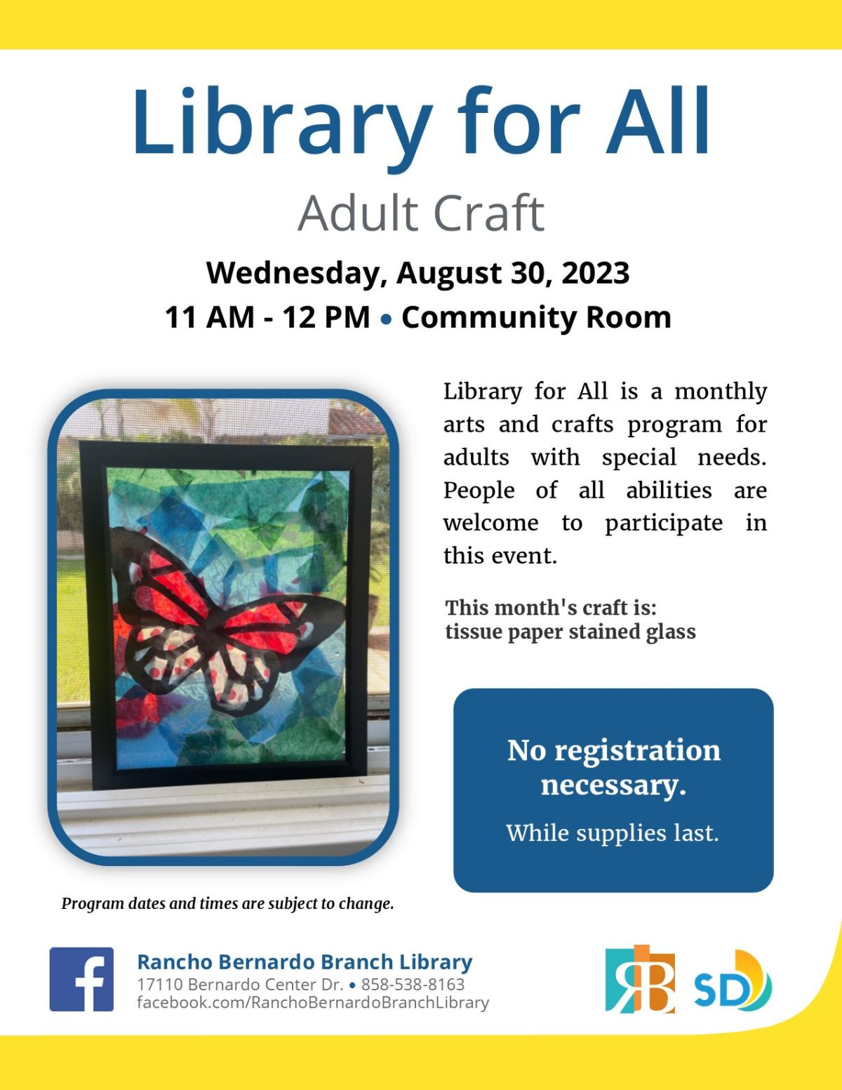 Library for All August 2023
