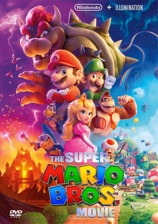 Super Mario Bros Movie DVD Cover