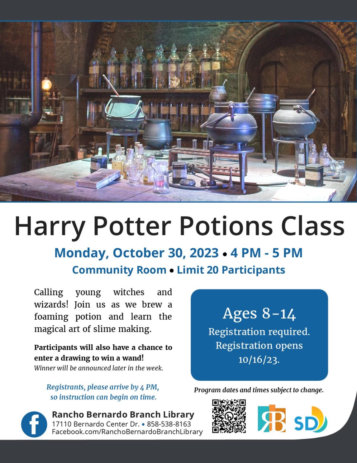 Harry Potter Potions Class