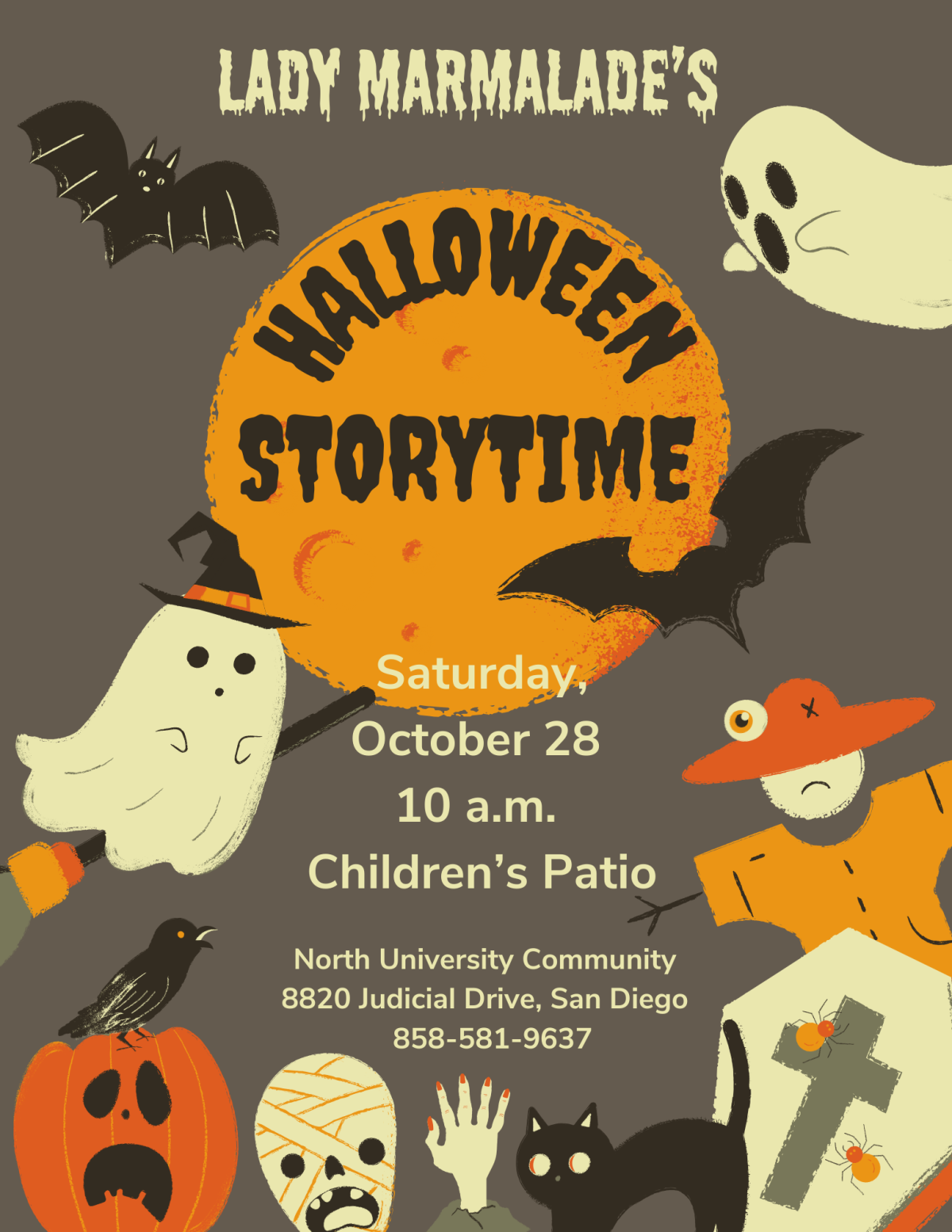 Lady Marmalade's Halloween Storytime 