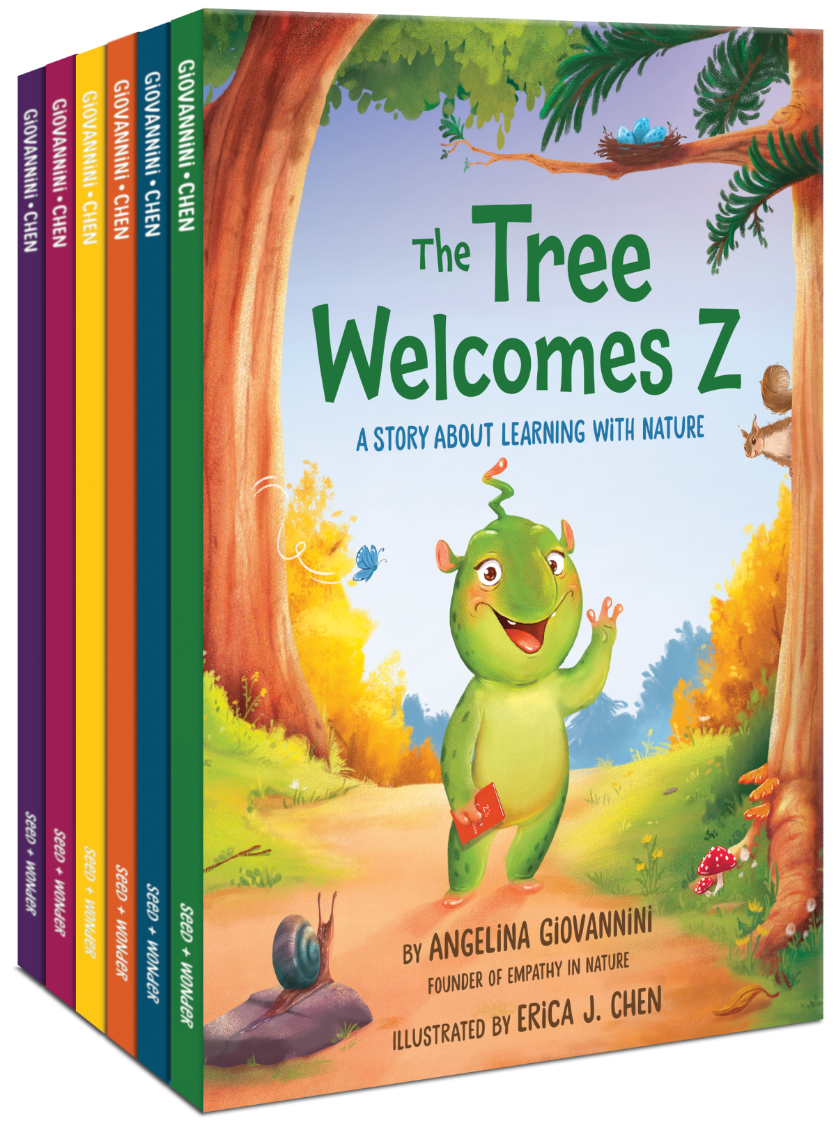 book cover for The Tree Welcomes Z