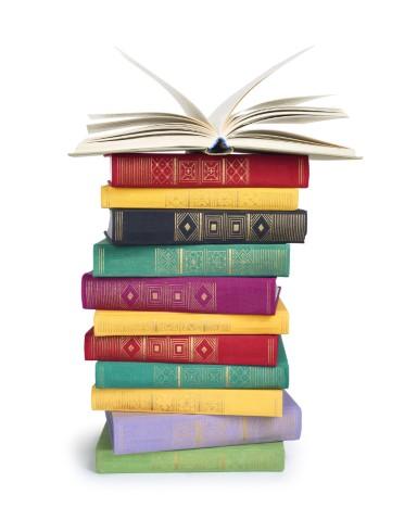 Colorful Stack of Books