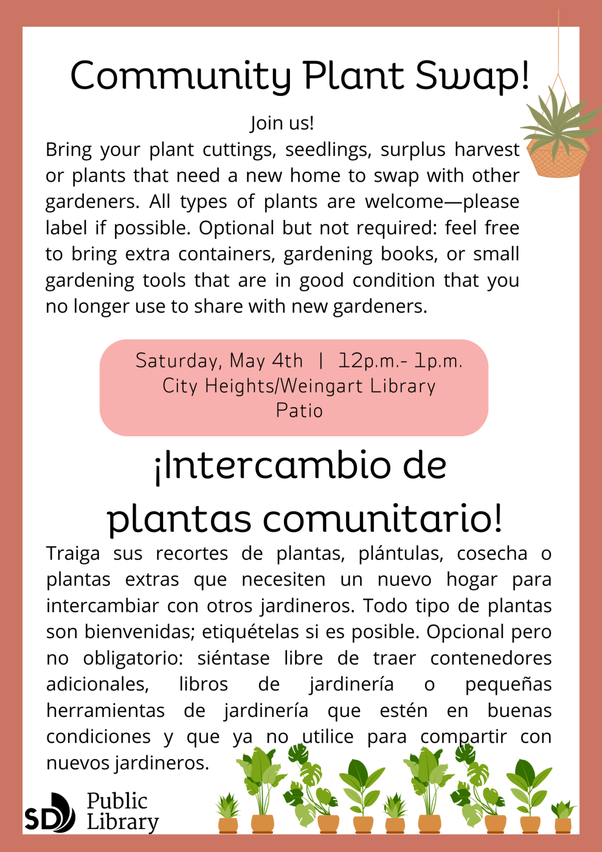 Community Plant Swap Graphic 