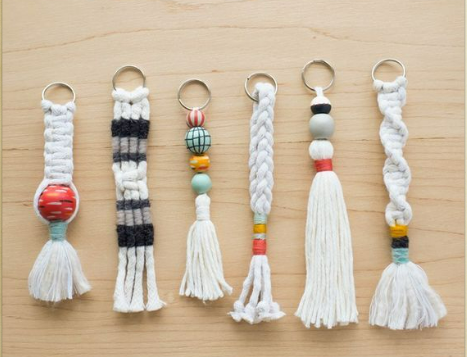 macrame keychains