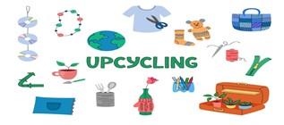 Graphics Diagram of Upcycling Crafts Samples