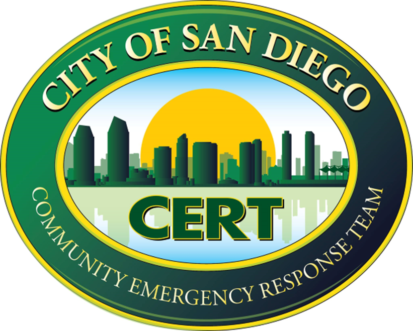 City of San Diego Community Emergency Response Team Logo