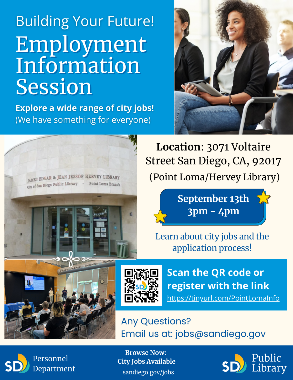 Employment Information Session Flyer