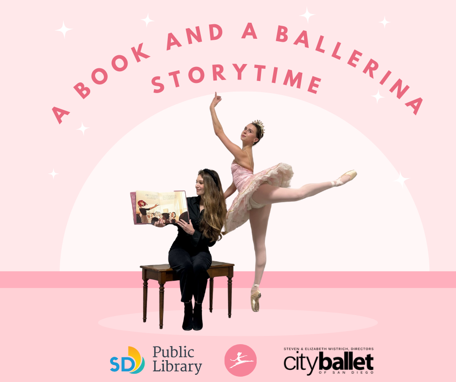 Ballerina with story teller