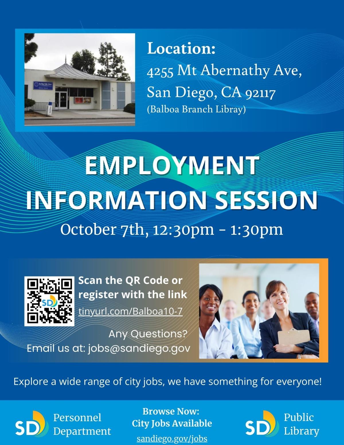 Employment Information Session