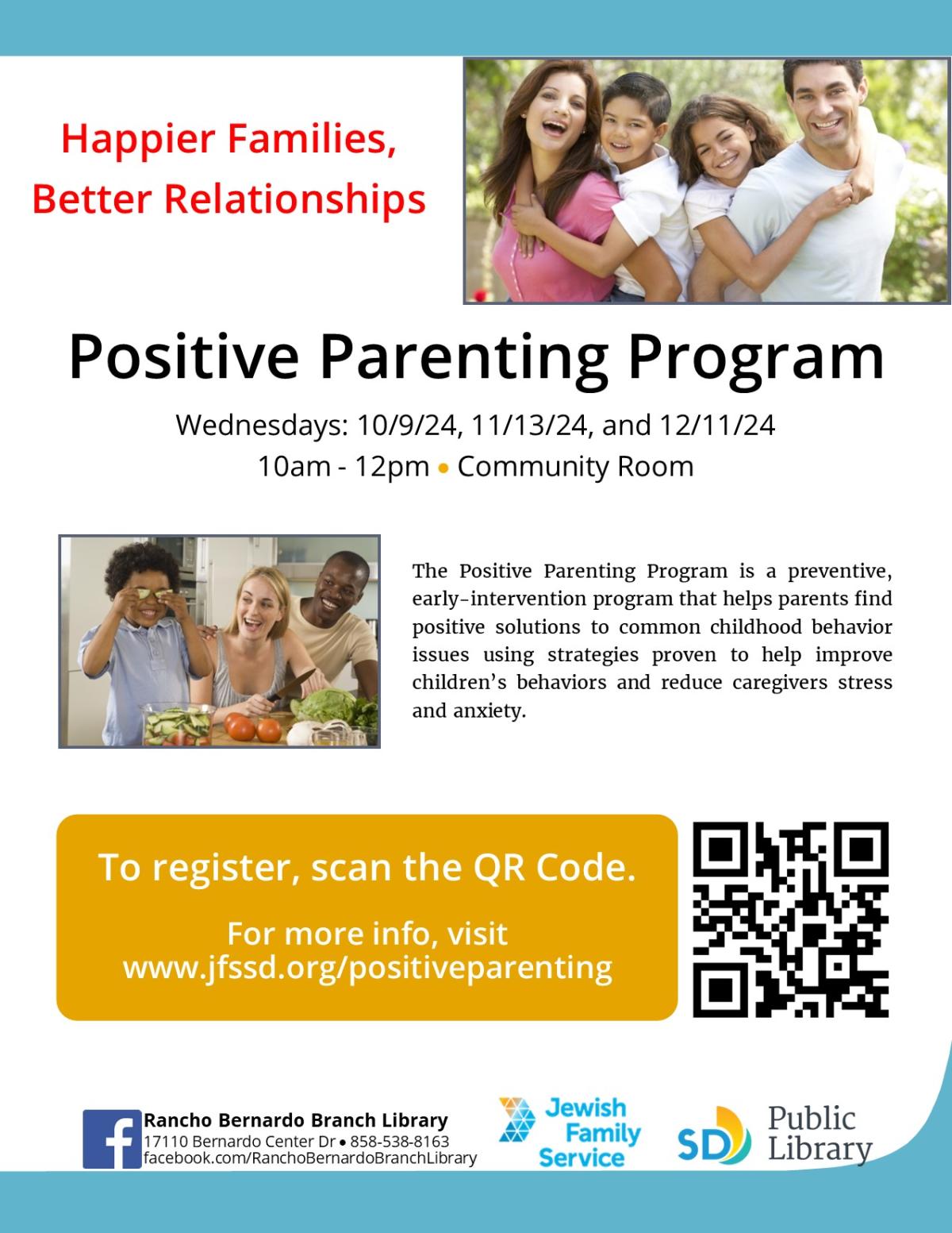 Positive Parenting flyer