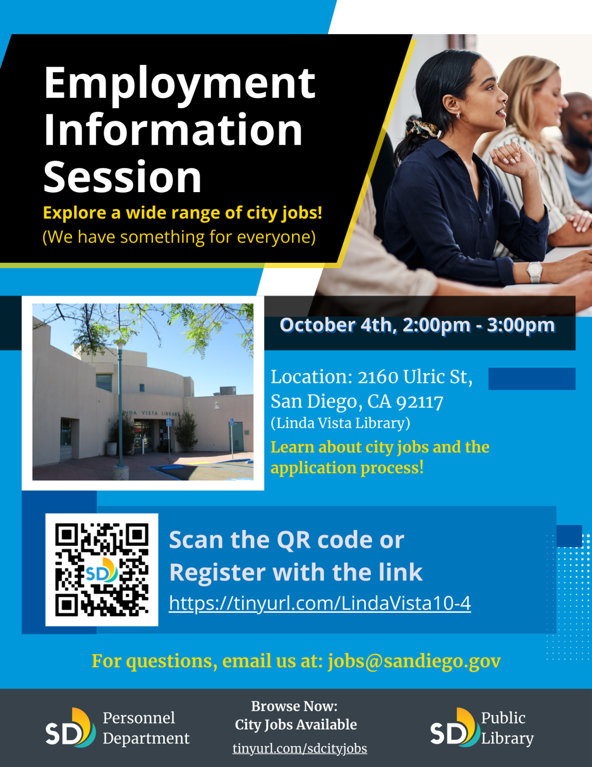 Employment Information Session details