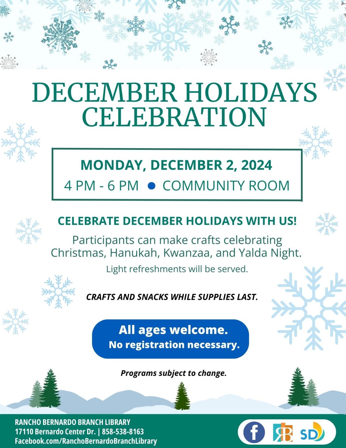 December Holidays Celebration