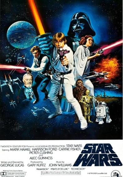 Poster for Star Wars: A New Hope (1977)