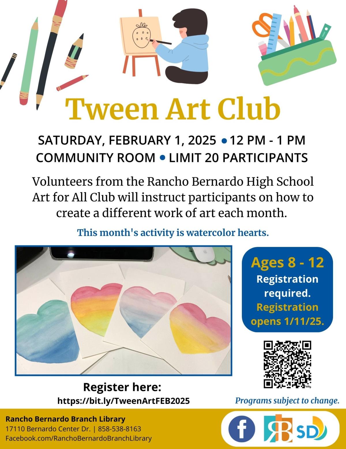 Tween Art Club