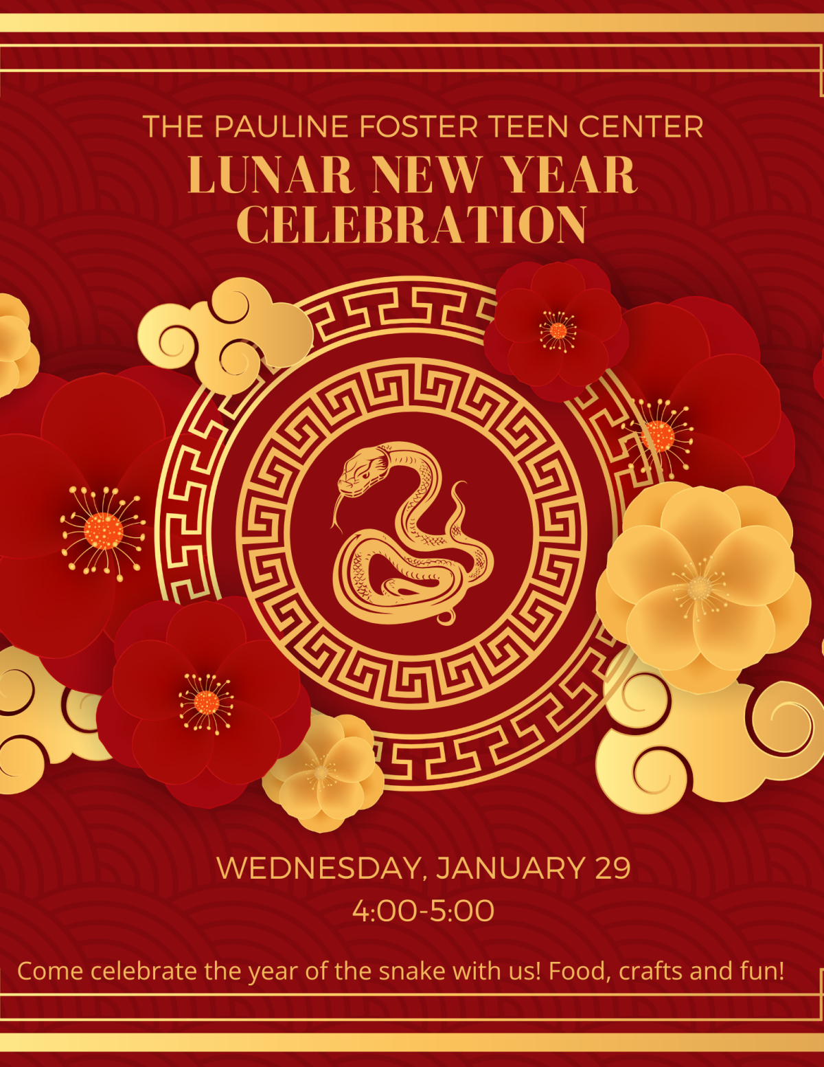 Lunar New Year flyer.