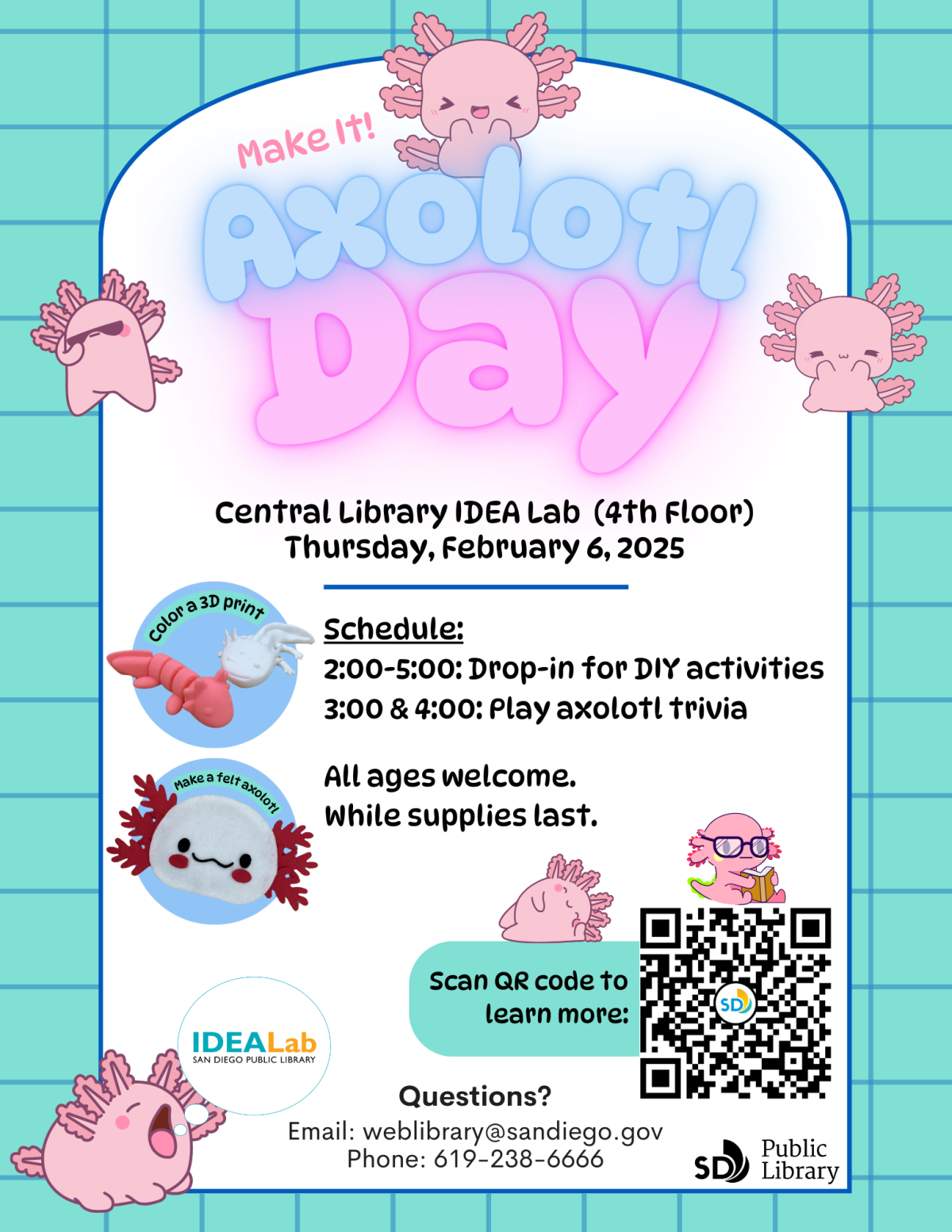 2025 Axolotl Day Flyer